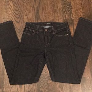 Joe's dark high rise skinny jeans
